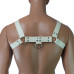 Bulldog chest harness - White